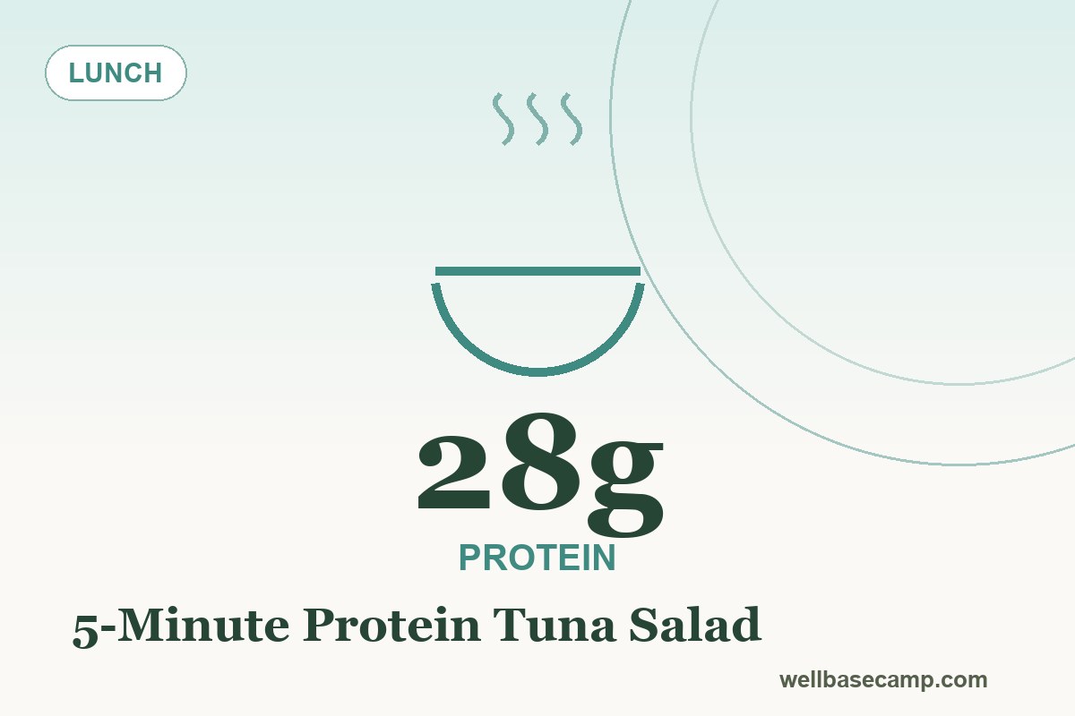 5-Minute High-Protein Tuna Salad (No Cooking)