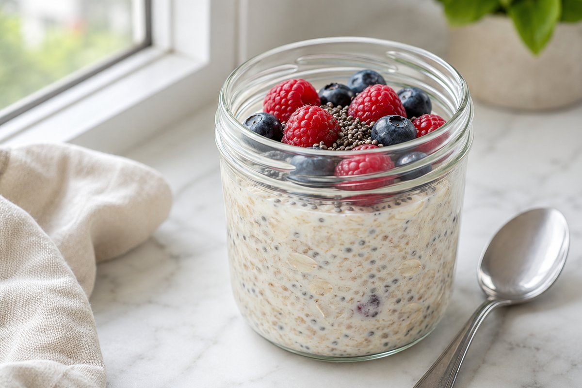 High-Protein Overnight Oats (38g, Make-Ahead)